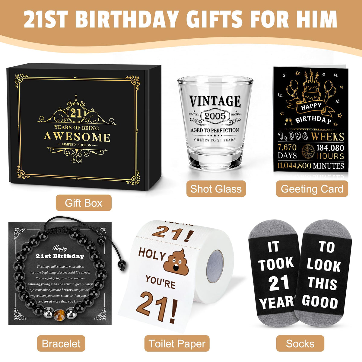 Pradnel black gift box with gold lettering elevates milestone gifting