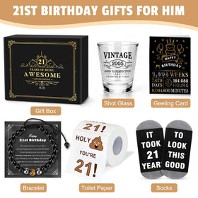 Pradnel black gift box with gold lettering elevates milestone gifting