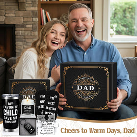 Pradnel Dad Gift Basket full presentation ready for gifting.
