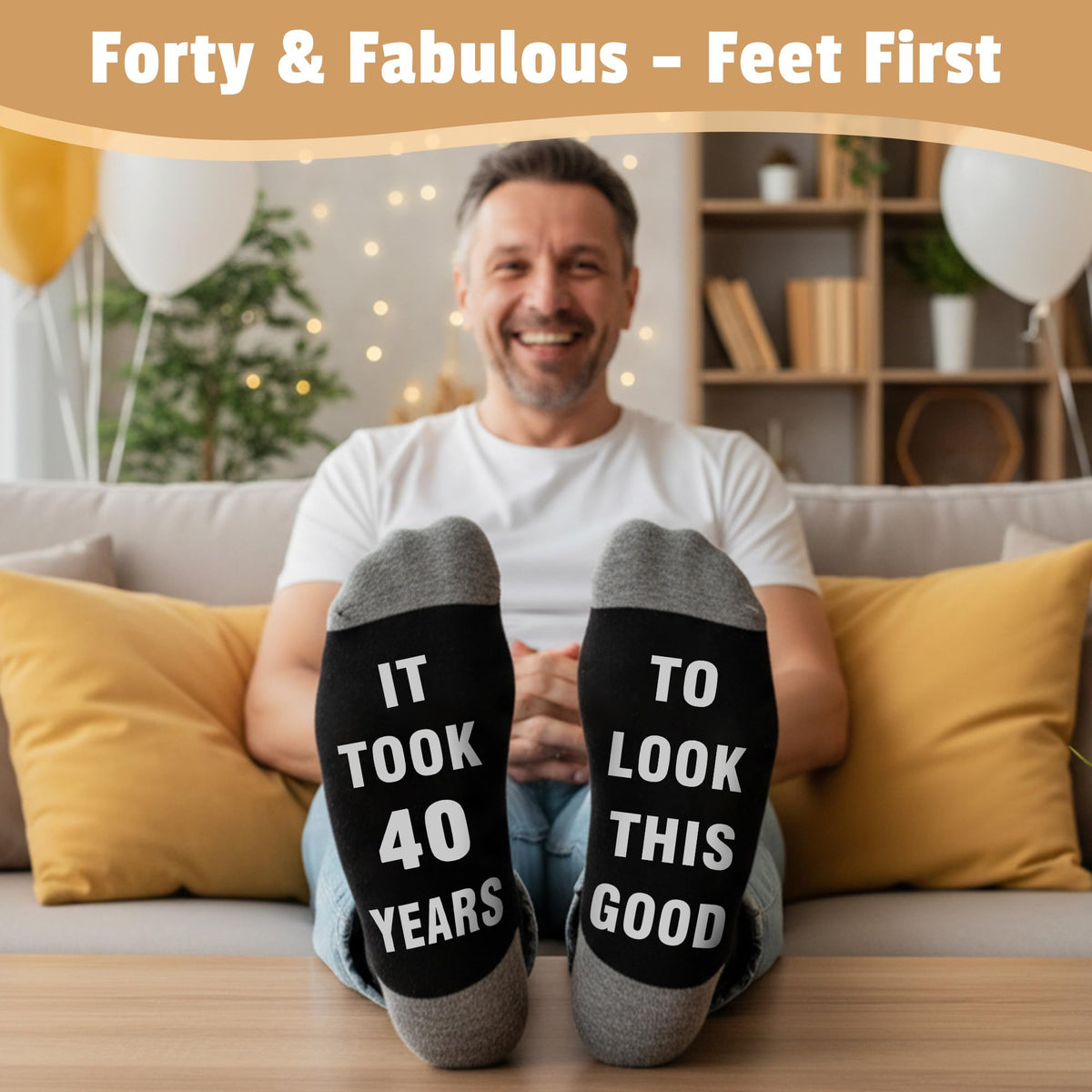 Pradnel fun-socks-40th—comfortable and humorous.