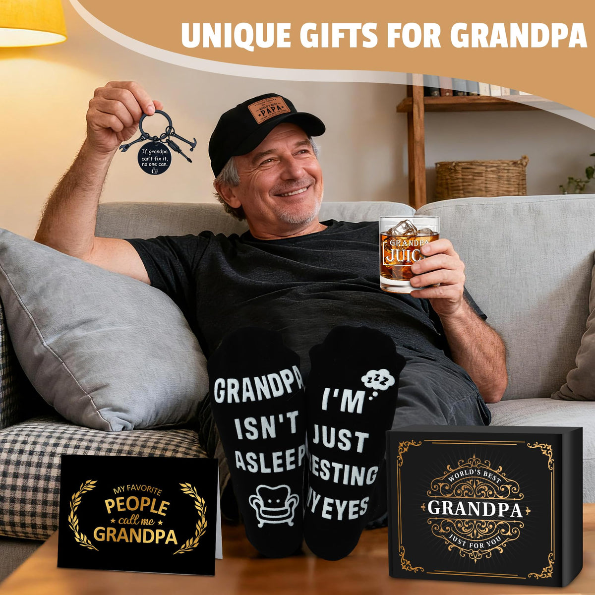 Pradnel grandpa announcement gift ideal for pregnancy news moments