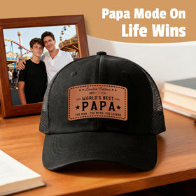 Pradnel papa gifts baseball cap, adjustable and breathable for outdoor days