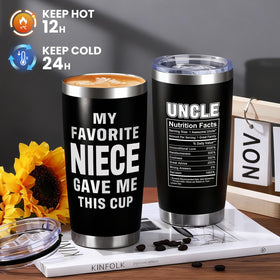 Pradnel Uncle Gift Box candle, natural soy wax, long-lasting fragrance for relaxation.
