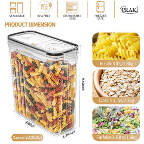 PRAKI container featuring silicone seal for airtight freshness and secure storage.