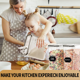 PRAKI clear-view plastic helps you see contents at a glance.