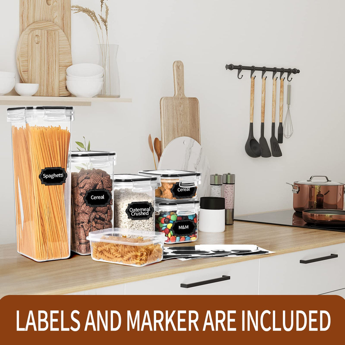 PRAKI kitchen organization set improving pantry efficiency