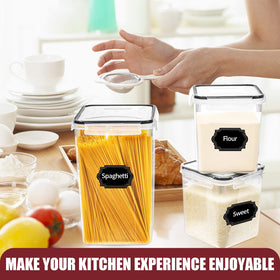 PRAKI 20 labels included for easy content identification in the kitchen