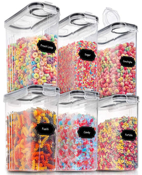 PRAKI large 4L airtight container with lid for organized pantry.