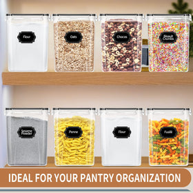 PRAKI versatile kitchen storage for pantry, freezer, and baking prep.