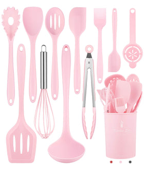Pranski ladle from the 12-piece set for smooth serving without scratching pans