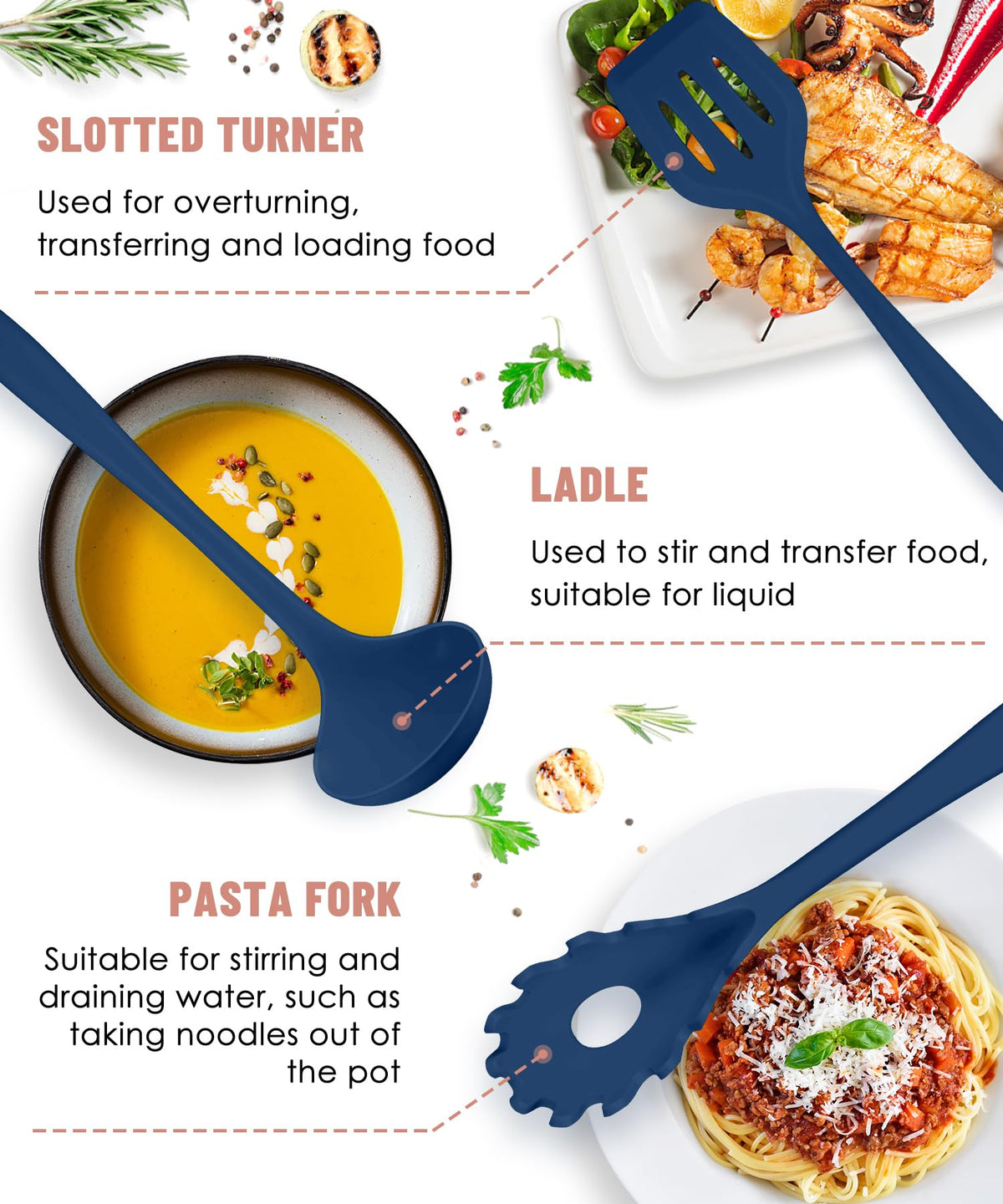 Pranski kitchen tong silicone with comfortable grip for flipping.