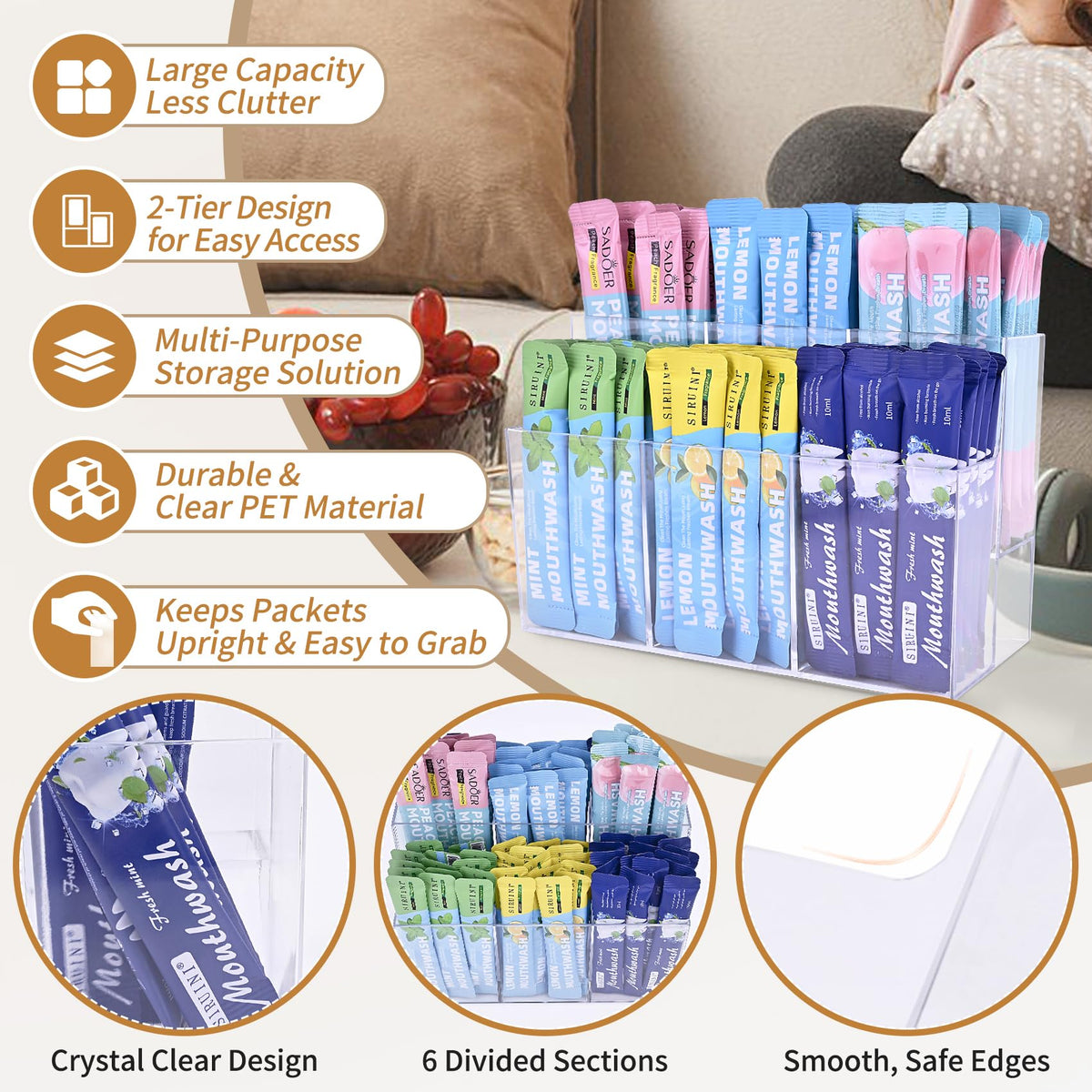 Prdingfy BPA-free acrylic build promises durable, easy-to-clean daily use
