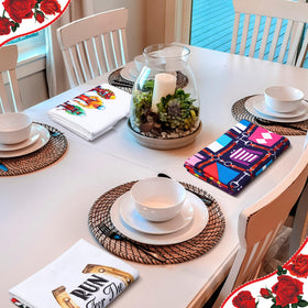 Preboun Derby towel offers derby-inspired décor for gatherings and everyday cleaning tasks.