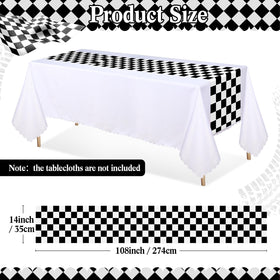 Preboun waterproof disposable table runner protects surfaces during events.