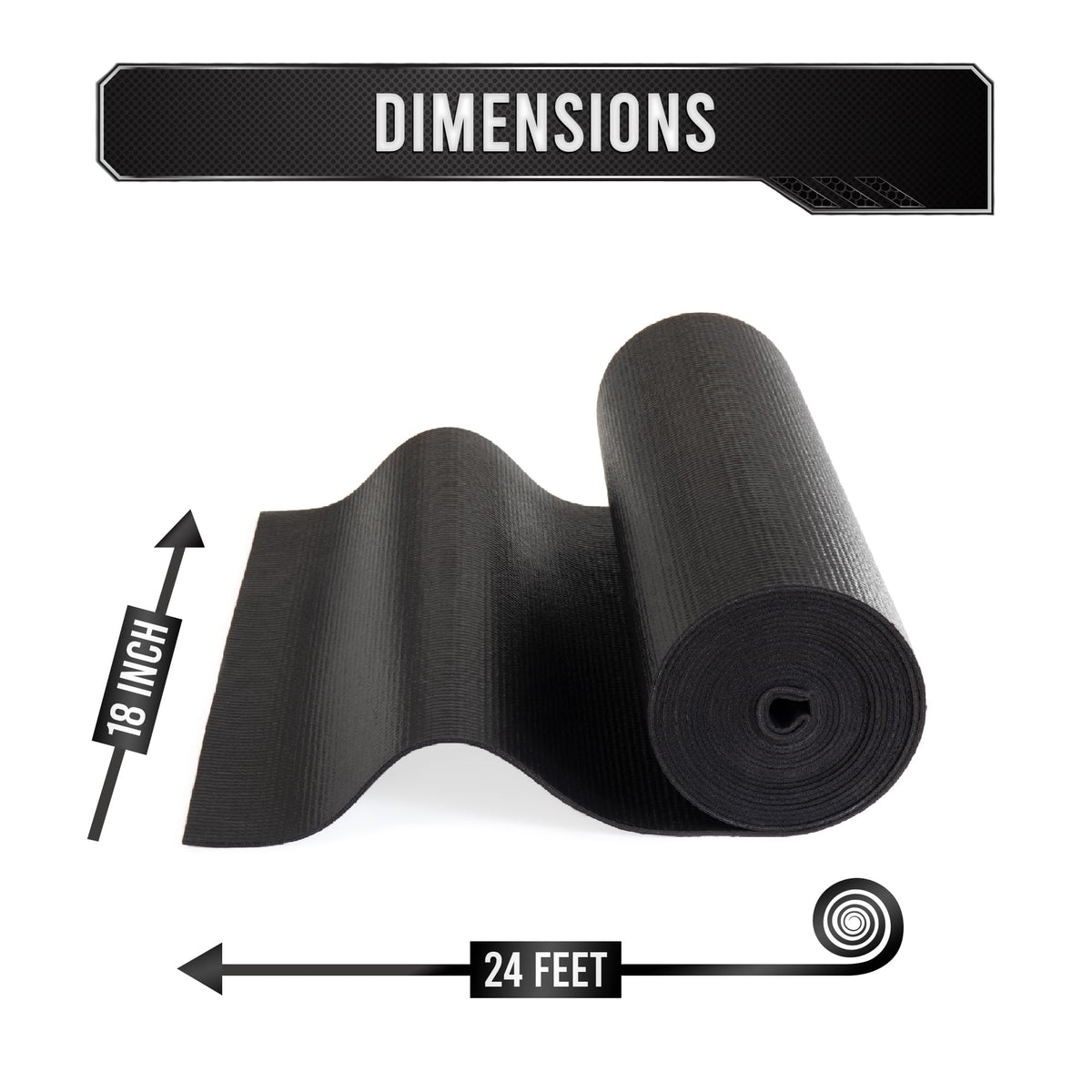 Precision Defined non-slip drawer liner with textured grip holds items securely