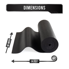 Precision Defined non-slip drawer liner with textured grip holds items securely