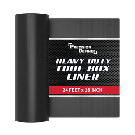 Precision Defined tool box liner roll provides a secure non-slip base for tools