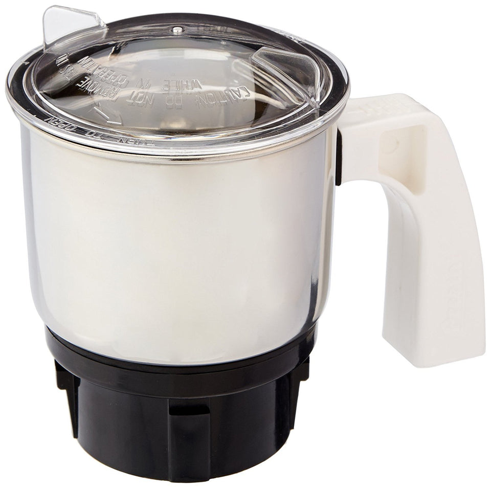 Preethi chutney jar 0.4L for Eco Plus enables quick, precise chutney grinding.