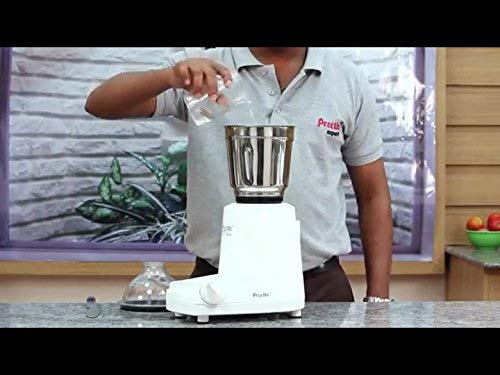 Preethi Eco Twin Jar Mixer Grinder chutney jar action enables quick blends