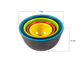 Prepara melamine pinch bowls are dishwasher safe for easy cleanup