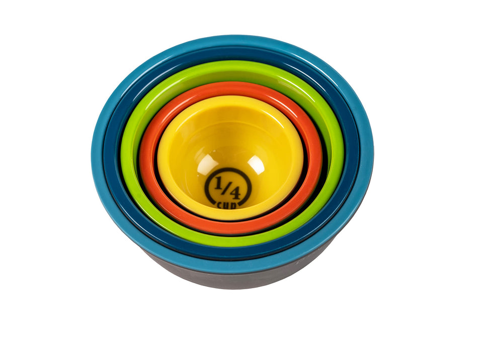 Prepara pinch bowls set of five in bright colors for quick ingredient prep
