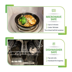 Airtight seal keeps meals fresh in Prep Naturals containers.