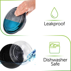 PrepNaturals BPA-free plastic containers for safe storage