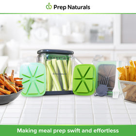 Prep Naturals compact design fits small kitchens and saves counter space