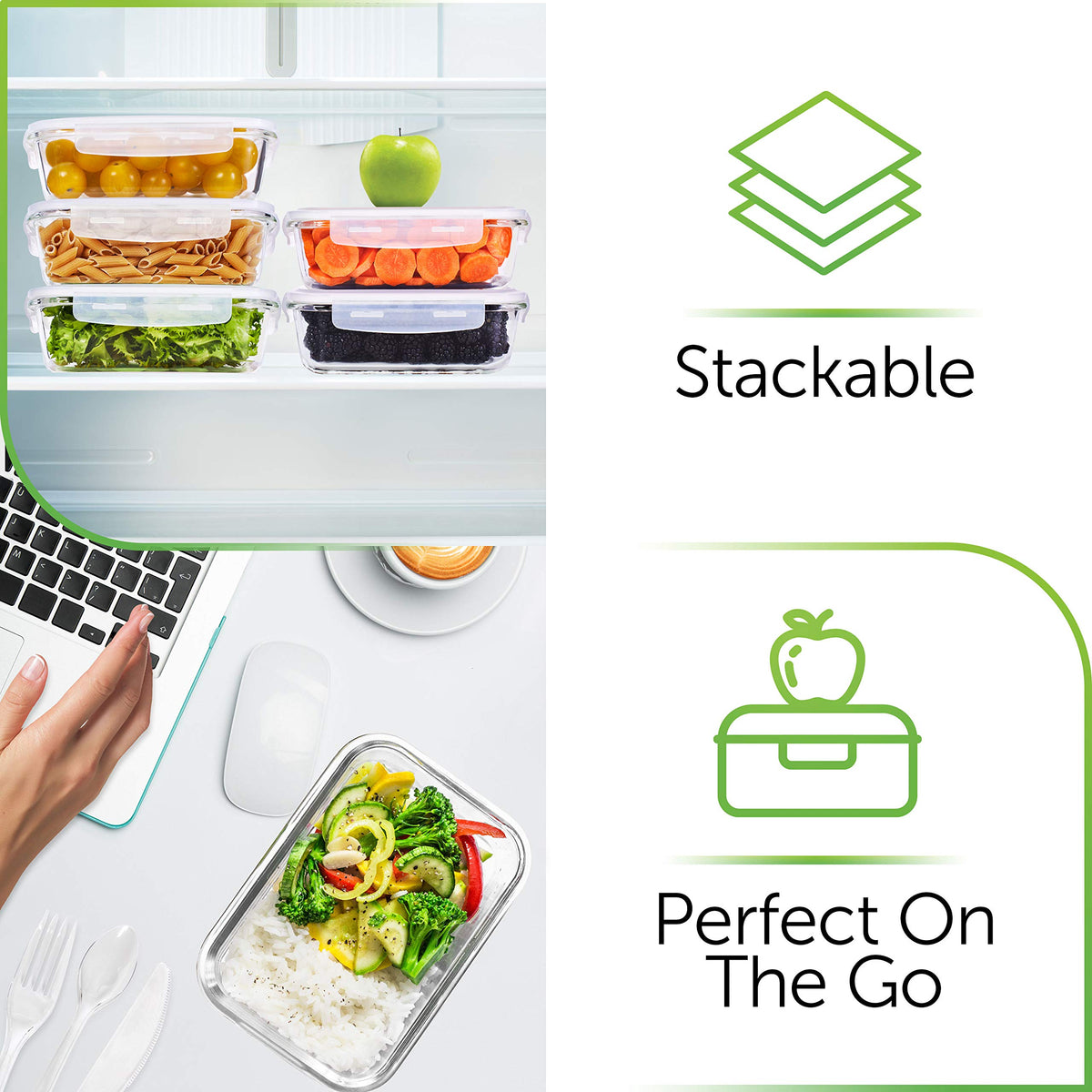 Freezer-to-oven transitions support organized meal planning.