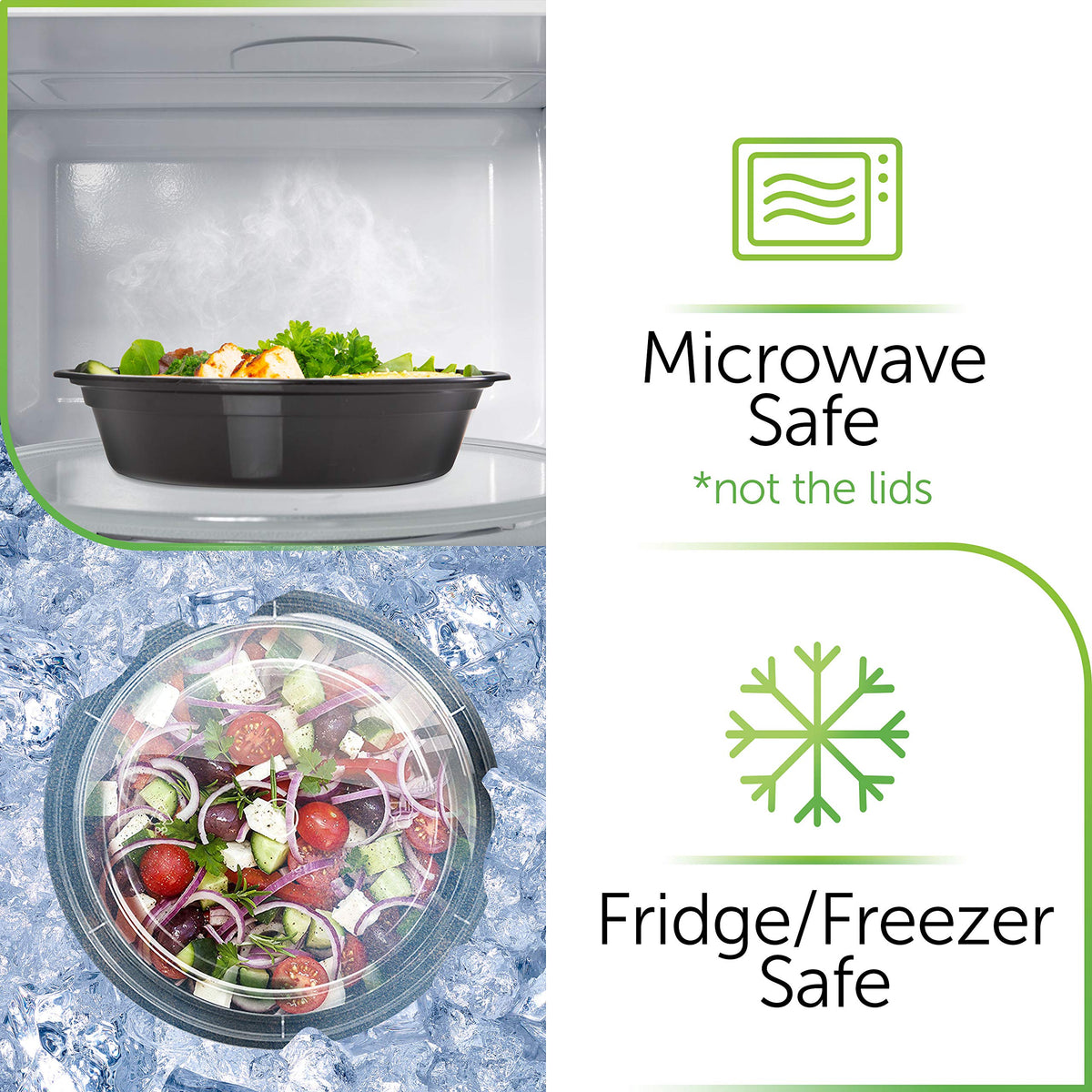PrepNaturals microwave-safe containers for quick reheating