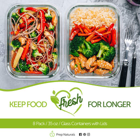 Multi-compartment design aids portion control and varied meals.