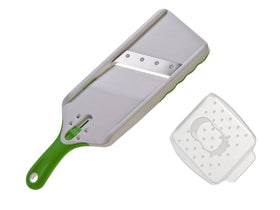 PrepSolutions Adjust-A-Slice Mandoline non-slip base stays steady on the counter
