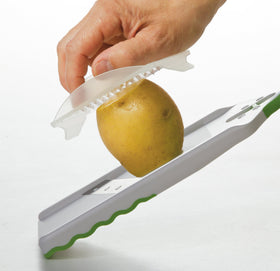 PrepSolutions Adjust-A-Slice Mandoline stainless steel blades deliver durable, clean cuts