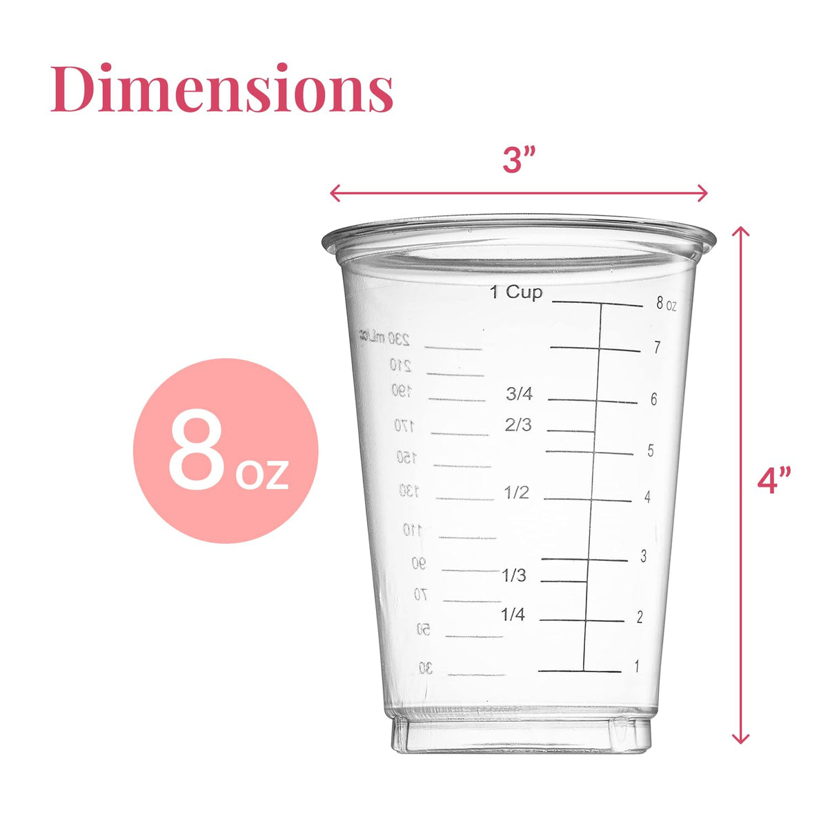 Prestee disposable cups for paint and resin—no cleanup necessary after use.