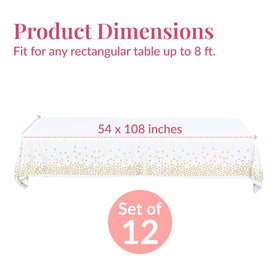 Prestee disposable table cover for quick post-event cleanup