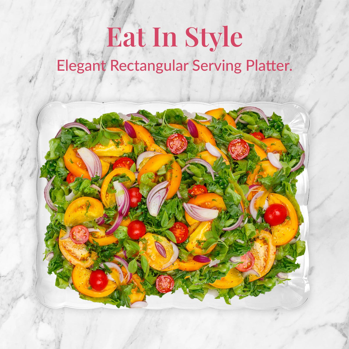 Prestee fruit platter tray ideal for buffets and snack displays.