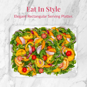 Prestee fruit platter tray ideal for buffets and snack displays.