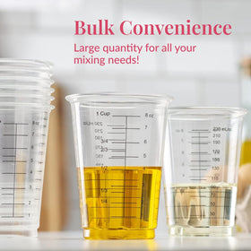 Prestee wet and dry ingredient cups—versatile tool for baking and crafts.