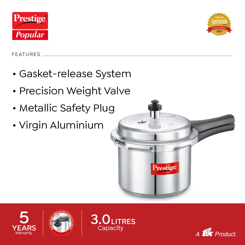 Prestige PRP3 aluminum body with satin finish for durable use.