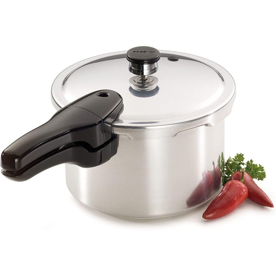 Presto 01241 pressure cooker lid with cover lock indicator for safe pressure cooking.
