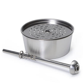 Presto 02815 glass-cover view aids monitoring brewing and signaling readiness.