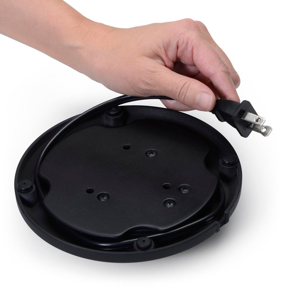 Presto 02815 matte-black exterior design for modern kitchens and countertop appeal.