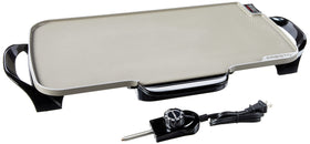 Presto 07062 22-inch ceramic griddle with removable handles for easy cleaning