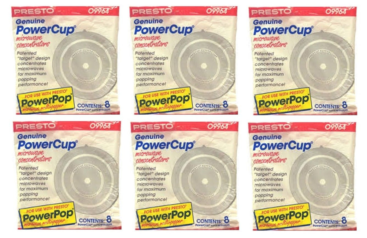 Presto Cup Concentrator Micro BG8 for PowerPop locks microwaves for more consistent popcorn.