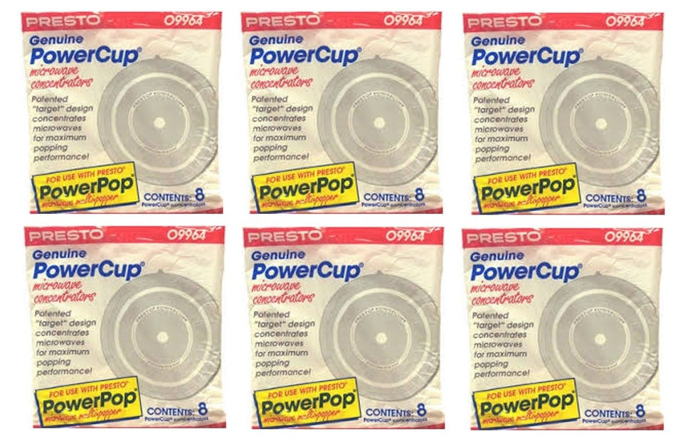 Presto Cup Concentrator Micro BG8 for PowerPop locks microwaves for more consistent popcorn.