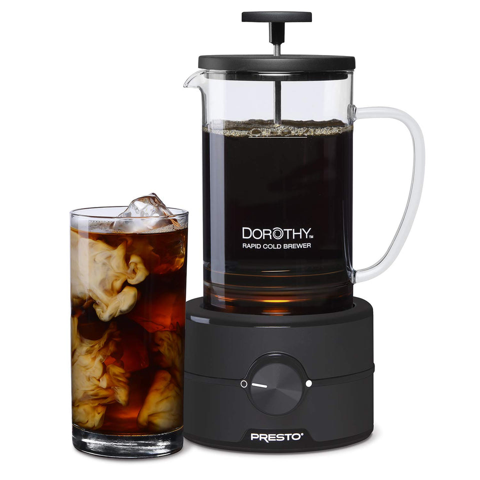 Presto Dorothy 22-ounce carafe ready for quick, smooth cold brew at home.