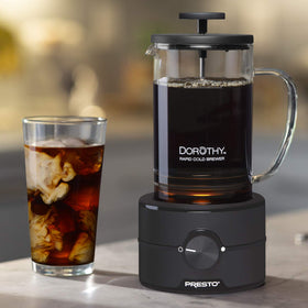 Presto Dorothy dishwasher-safe parts simplify after-brew maintenance.