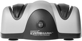 Presto EverSharp stage-1 grinding creates a precisely angled edge