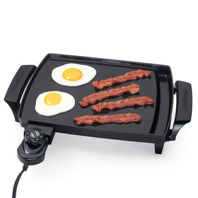Presto Liddle Griddle cooking surface ideal for eggs and small meals.