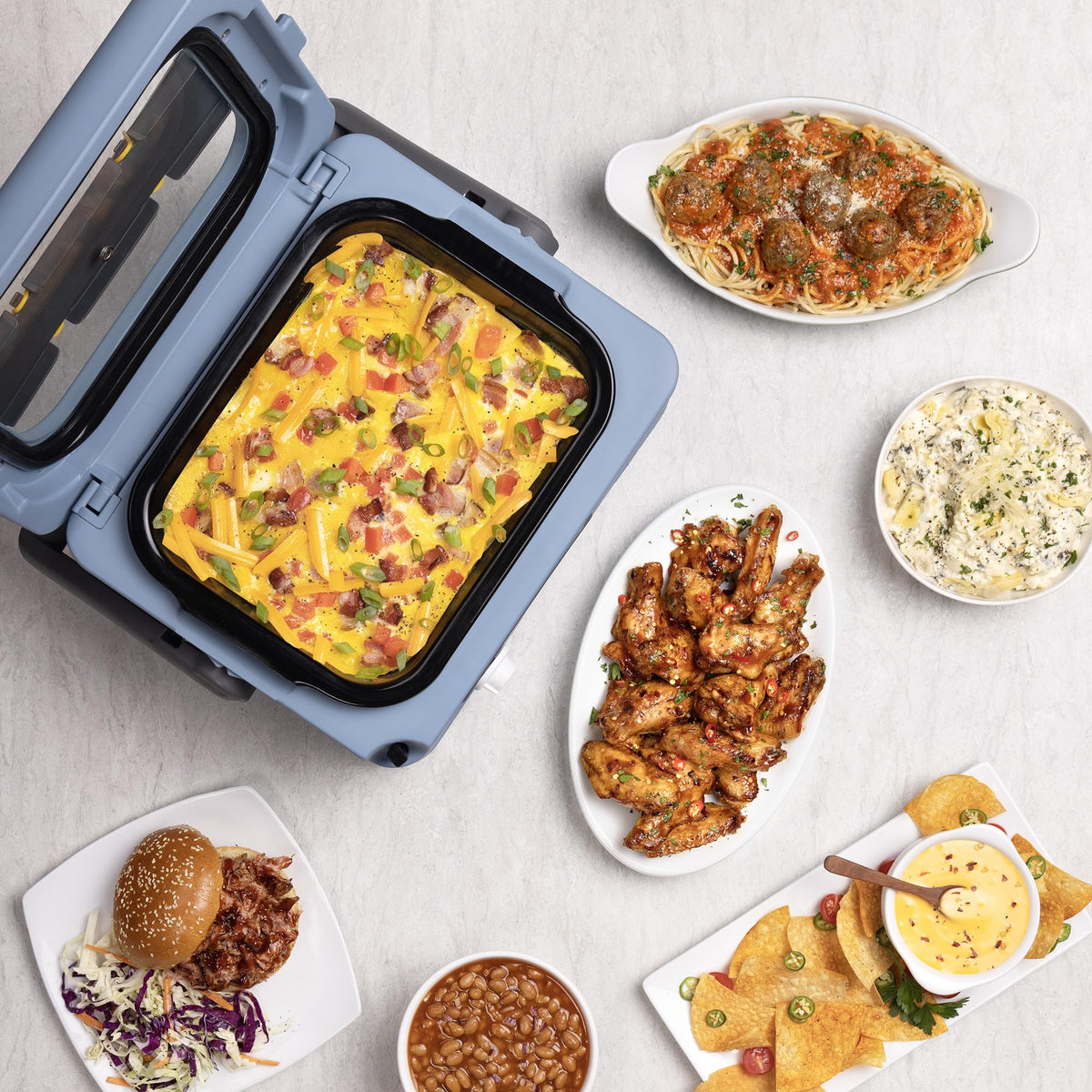 Presto Nomad cool-touch exterior for safe handling on the go.